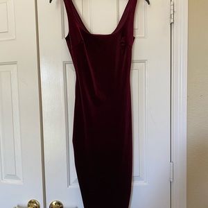 Velvet Maroon Dress